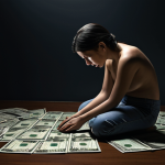**

Prompt: AI bias in credit lending algorithms disproportionately affects certain demographics, resulting in unfair loan terms or denials. Dark, shadowed scene, emphasizing inequality. Focus on frustration and financial burden.

**