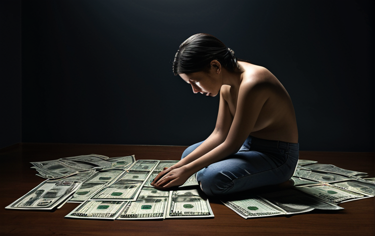 **
Prompt: AI bias in credit lending algorithms disproportionately affects certain demographics, resulting in unfair loan terms or denials. Dark, shadowed scene, emphasizing inequality. Focus on frustration and financial burden.
**