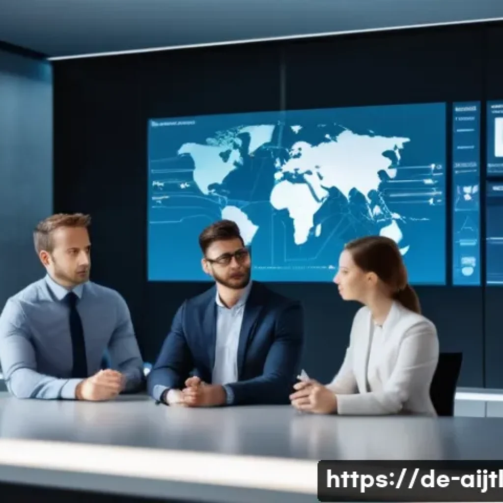 AI 바이어스 감지 및 완화의 상호작용 연구 - **Prompt:** A diverse group of professional individuals, including men and women of various ethnicit...
