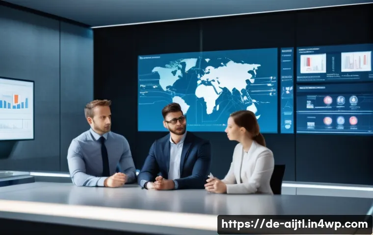 AI 바이어스 감지 및 완화의 상호작용 연구 - **Prompt:** A diverse group of professional individuals, including men and women of various ethnicit...