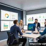 AI 바이어스 감지를 위한 메트릭스 개발 - A modern office scene depicting a diverse team of data scientists and social scientists collaboratin...