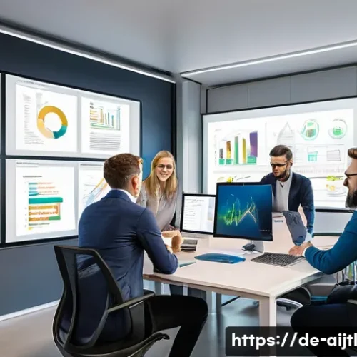 AI 바이어스 감지를 위한 메트릭스 개발 - A modern office scene depicting a diverse team of data scientists and social scientists collaboratin...